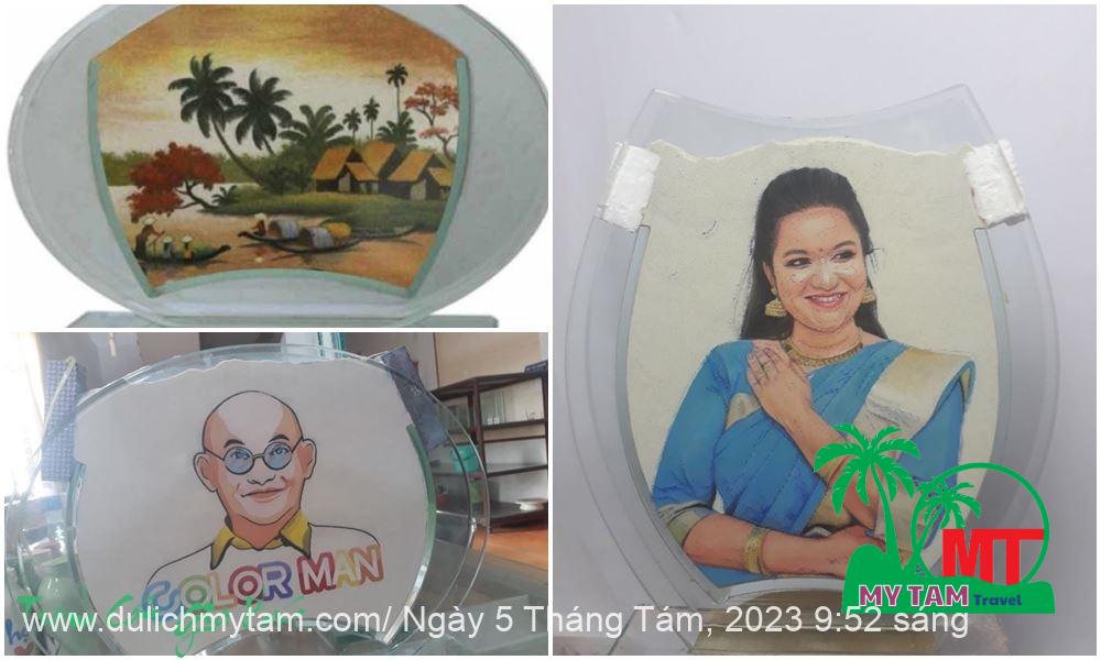 Tranh Cat Nghe Thuat Sand Paiting Art In Mui Ne Phan Thiet Viet Nam