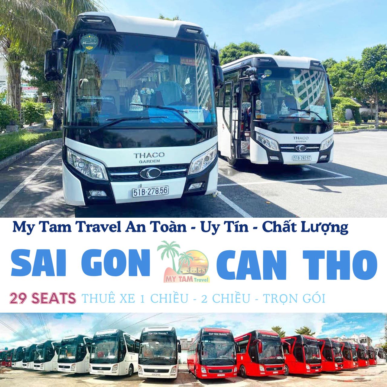 Thuê xe đi cần thơ trọn gói