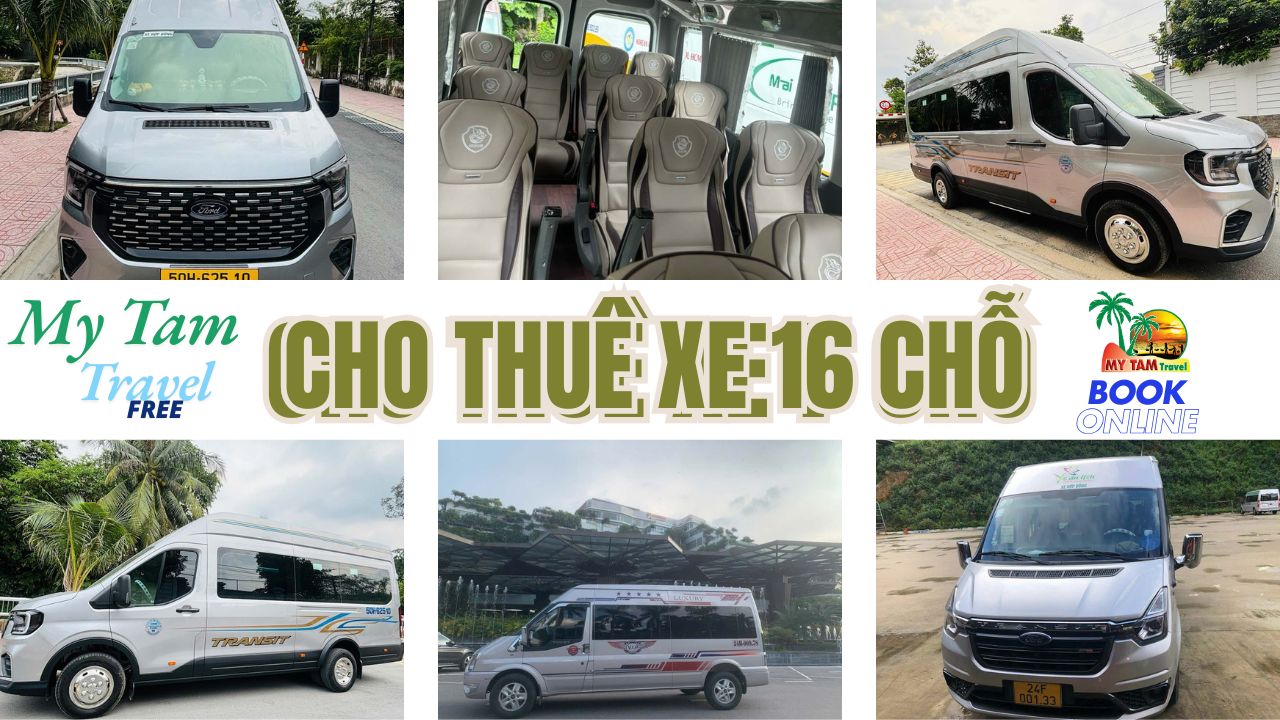 Thuê xe 16 chỗ đi Cần Thơ