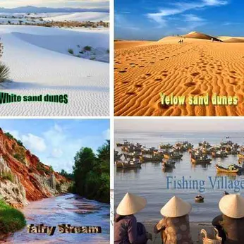 TOUR XE JEEP MŨI NÉ | KHÁM PHÁ ĐỒI CÁT TRẮNG, SUỐI TIÊN VÀ LÀNG CHÀI