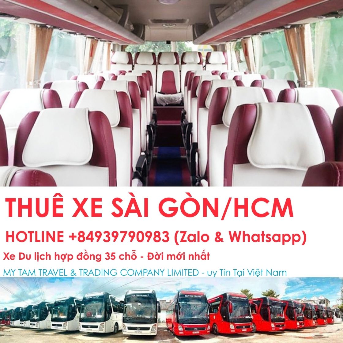 Thuê xe 35 chỗ Sài Gòn